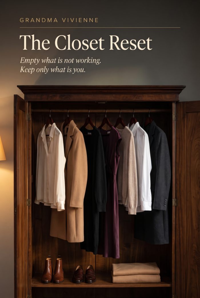 The cover of The Closet Reset